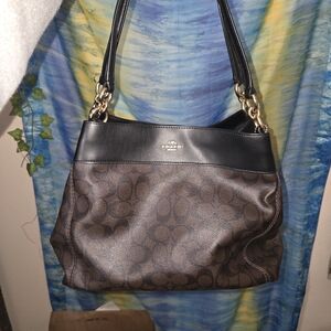 Coach Brown and Black Women's Bag
